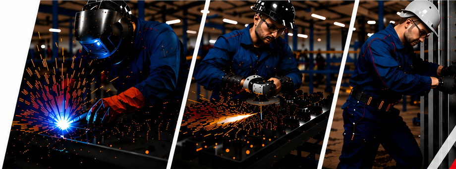 Remeselníci pri práci